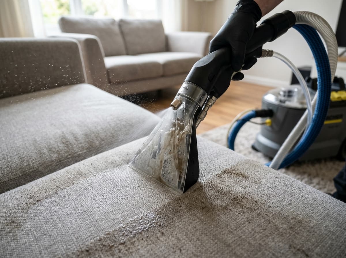 Sprühextraktion Tiefenreinigung - Couchmax Fachbetrieb Professionelle Sprühextraktion Tiefenreinigung für Polstermöbel und Sofas - Couchmax